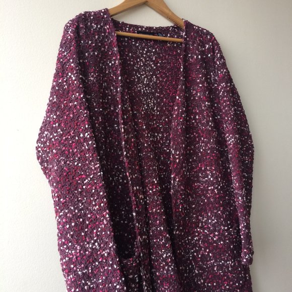 Nina Leonard  Oversized Cardigan - Picture 3 of 5